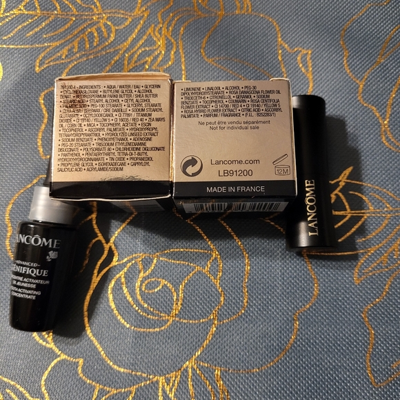 Lancome lipstick l'absolu Rouge cream n eye/face absolue cream set NWT - Picture 2 of 16